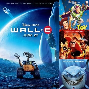 Pixar Movies Lists